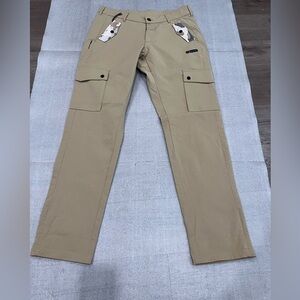 [S/Inseam:31”]Freddy Active Tan Nylon Cargo Pants- EUC